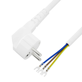 GCR PRO Power Cable DIY EU plug Schuko - fork terminals Cu