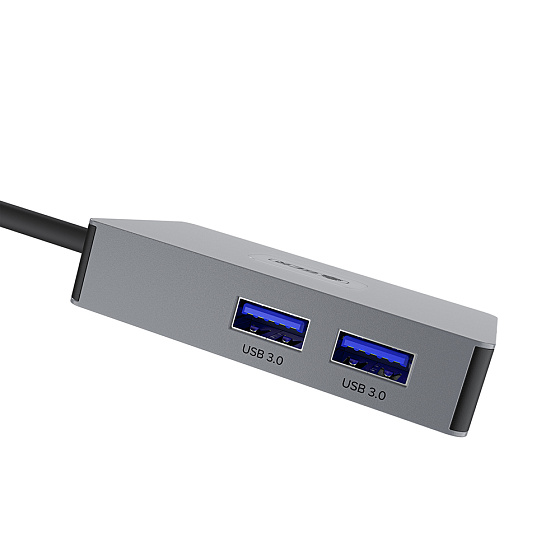 Купить GCR PRO Док-станция 5в1 USB Type-C на 2*Type-C PD 100W/OTG + 3*USB3.0 GCR-57166 — российского бренда GCR