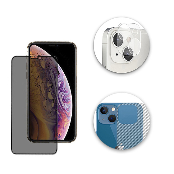 Купить GCR PRO Комплект защитных стекол 3 в1 для iPhone GCR-54524 — российского бренда GCR